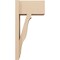 Ekena Millwork 7 1/2-in W x 12-in D x 24-in H Funston Block Rough Cedar Woodgrain TimberThane Outlooker, Primed Tan OUTUR075X12X24FST44RCPR - alternate 2